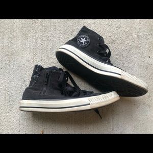 Converse black bling glitter. Unique Asia edition